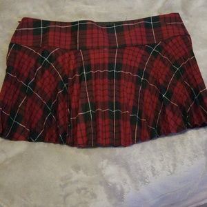 Womens Plaid Skirt